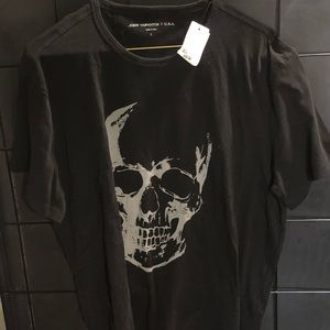 John Varvatos Skull Black T-Shirt